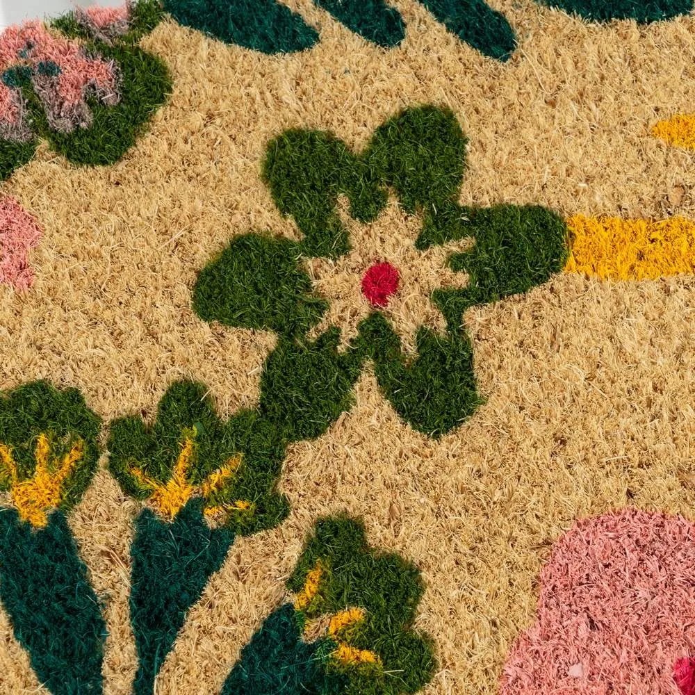 Covoraș de intrare din fibre de nucă de cocos 40x60 cm Flora – Casa Selección