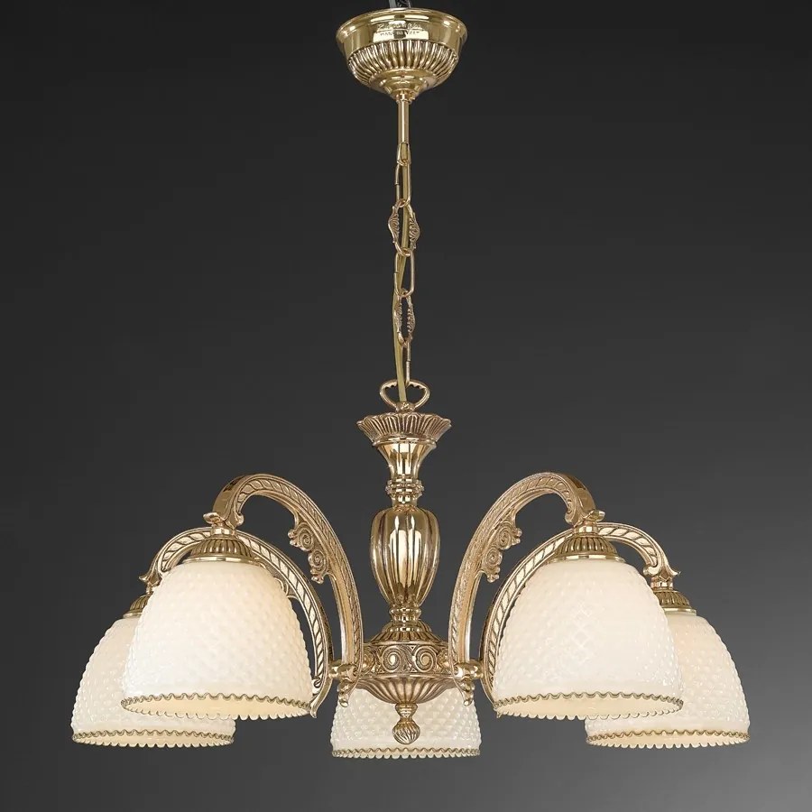 Candelabru din alama 5 brate design italian 7105