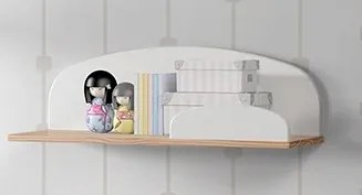 Poliță de Perete Kiddy 65 cm, pentru Camera Copii, Alb – Vipack