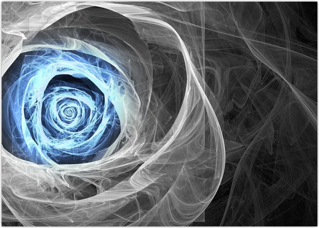 Tablou - Abstract Rose Blue (70x50 cm)