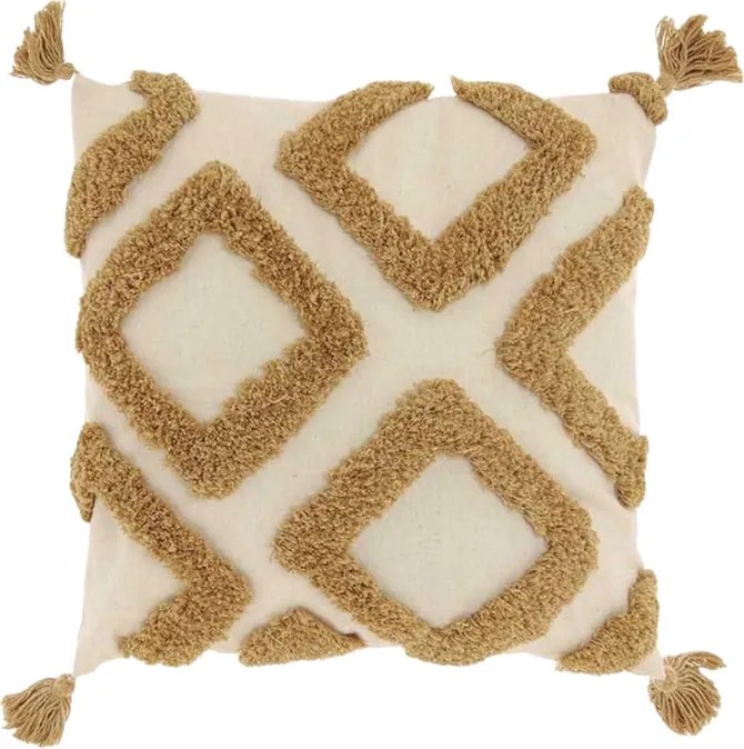 Perna decorativa CRUZ 45x45 cm, bej
