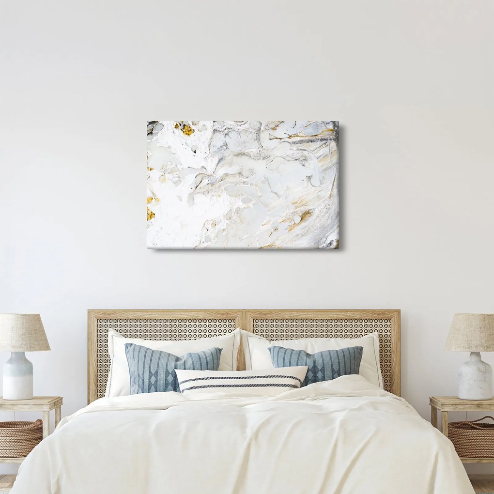 Tablou - Hârtie de ulei cu design de marmură (90x60 cm)