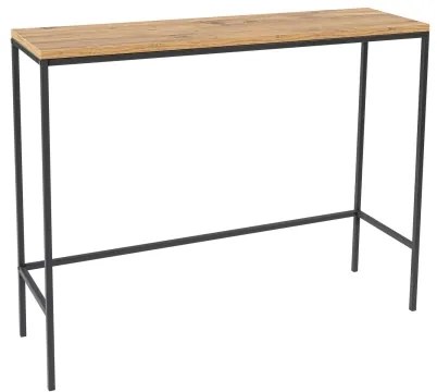 Masă consolă CANVAS 80x100 cm pin atlantic/negru