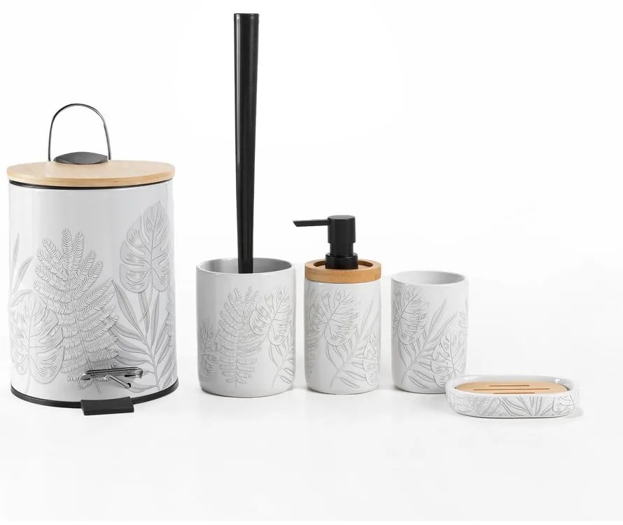 Perie de WC albă din ceramică Amber – douceur d'intérieur