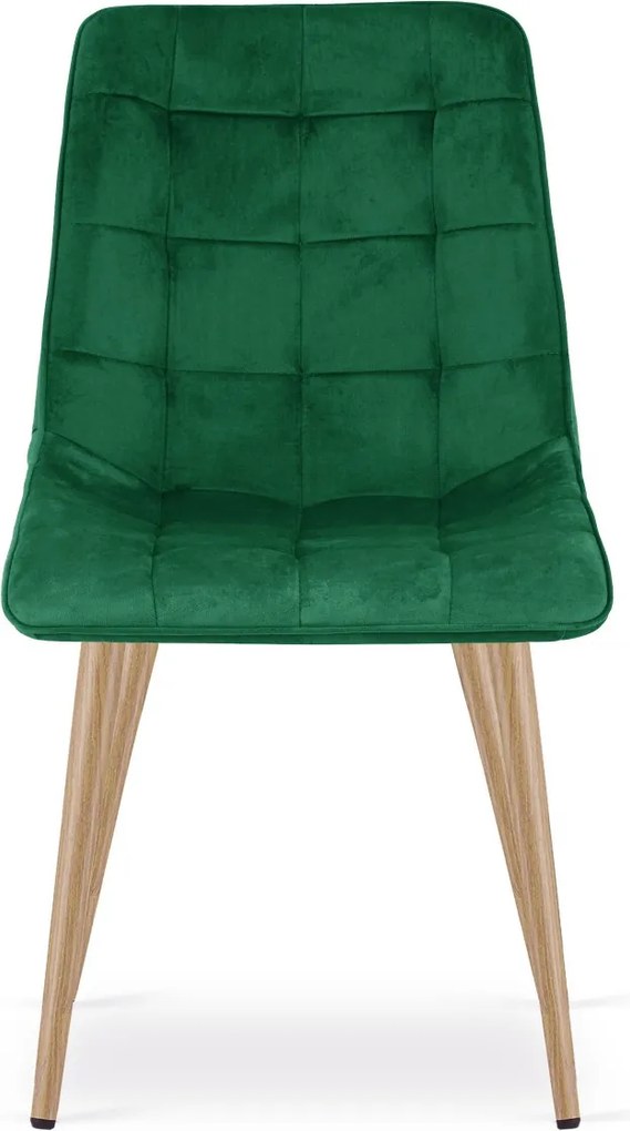 Scaun de masa SPLIT VELVET, verde