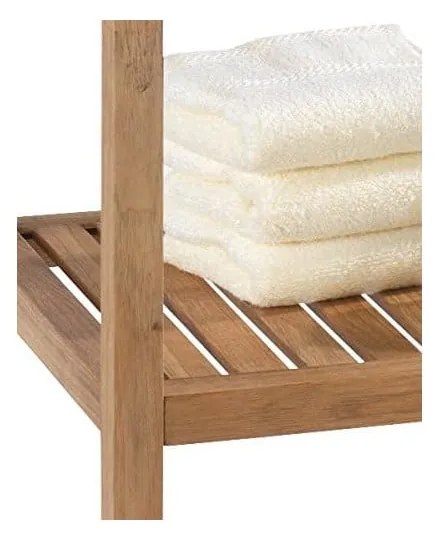 Etajeră de baie în culoare naturală din lemn de nuc 36x112 cm Norway – Wenko