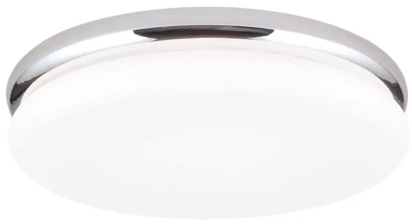 Plafoniera LED design circular JAMES D-32cm crom/opal