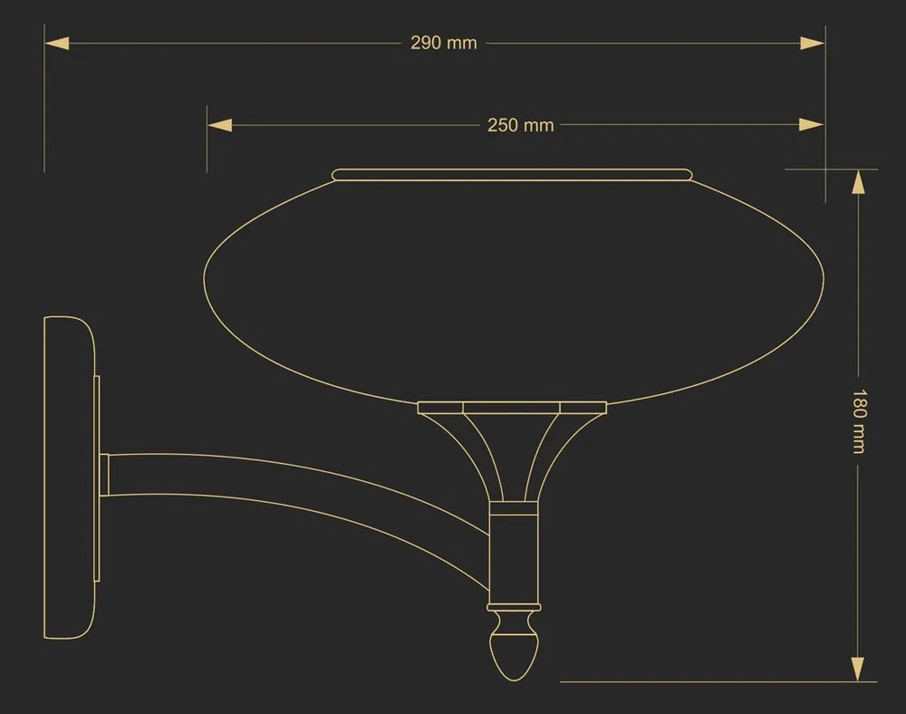 Aplica design clasic realizata manual Decor