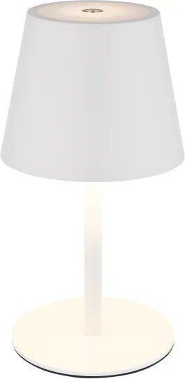 Globo 58488W - Lampă de masă LED 3în1 pentru exterior VANNIE, tactilă, cu reglare a intensității, reîncărcabilă, 3W/5V, IP54, alb