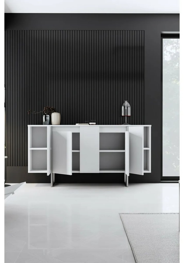 Dulap Luxe White and Silver