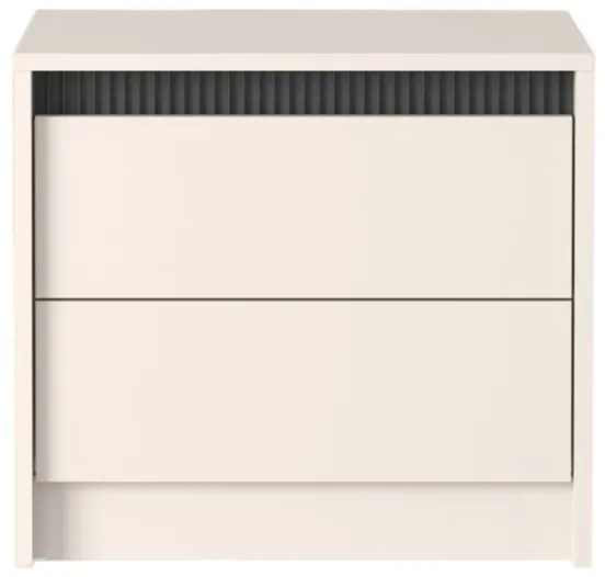 Dormitor cu Riflaje, Monaco, Pat Tapitat cu somiera rabatabila, Dulap 3 Usi 2 Sertare, 2 Noptiere, Comoda 1 Usa 3 Sertare, Casmir/Gri Elegant