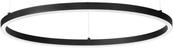 Ideal Lux - Pendul LED pe cablu ORACLE SLIM LED, 37W, 230V, 2700K, Ø 70 cm, negru