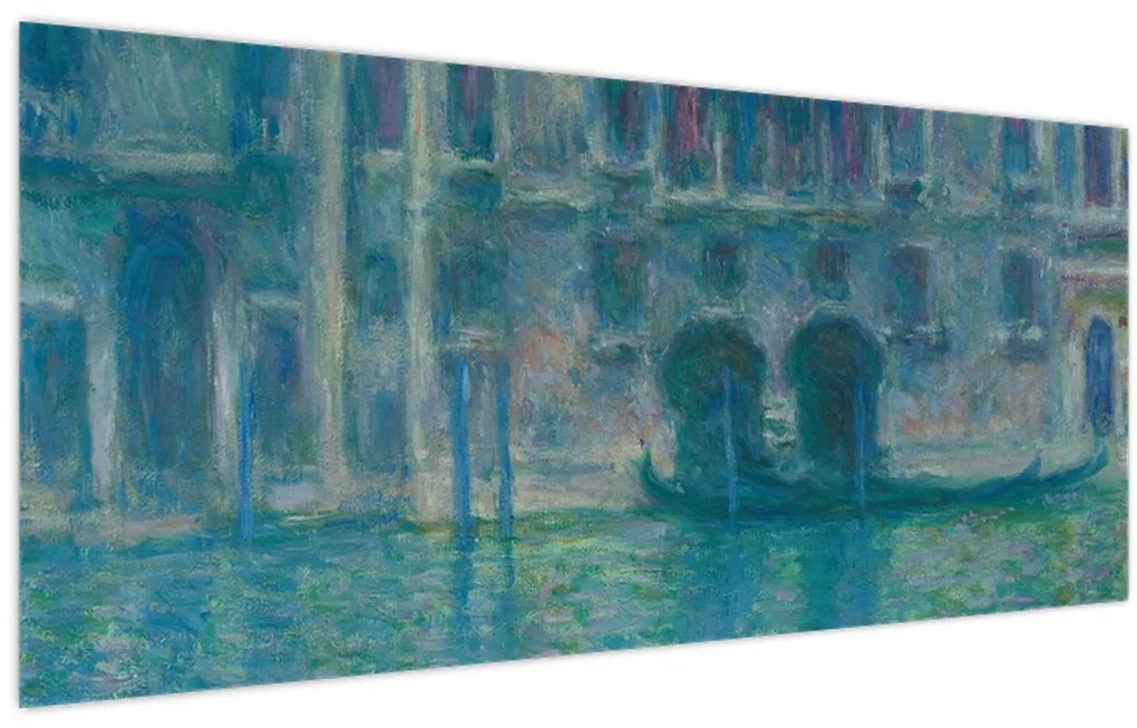 Tablou - Claude Monet, Palazzo da Mula, Venice, reproducere (120x50 cm)