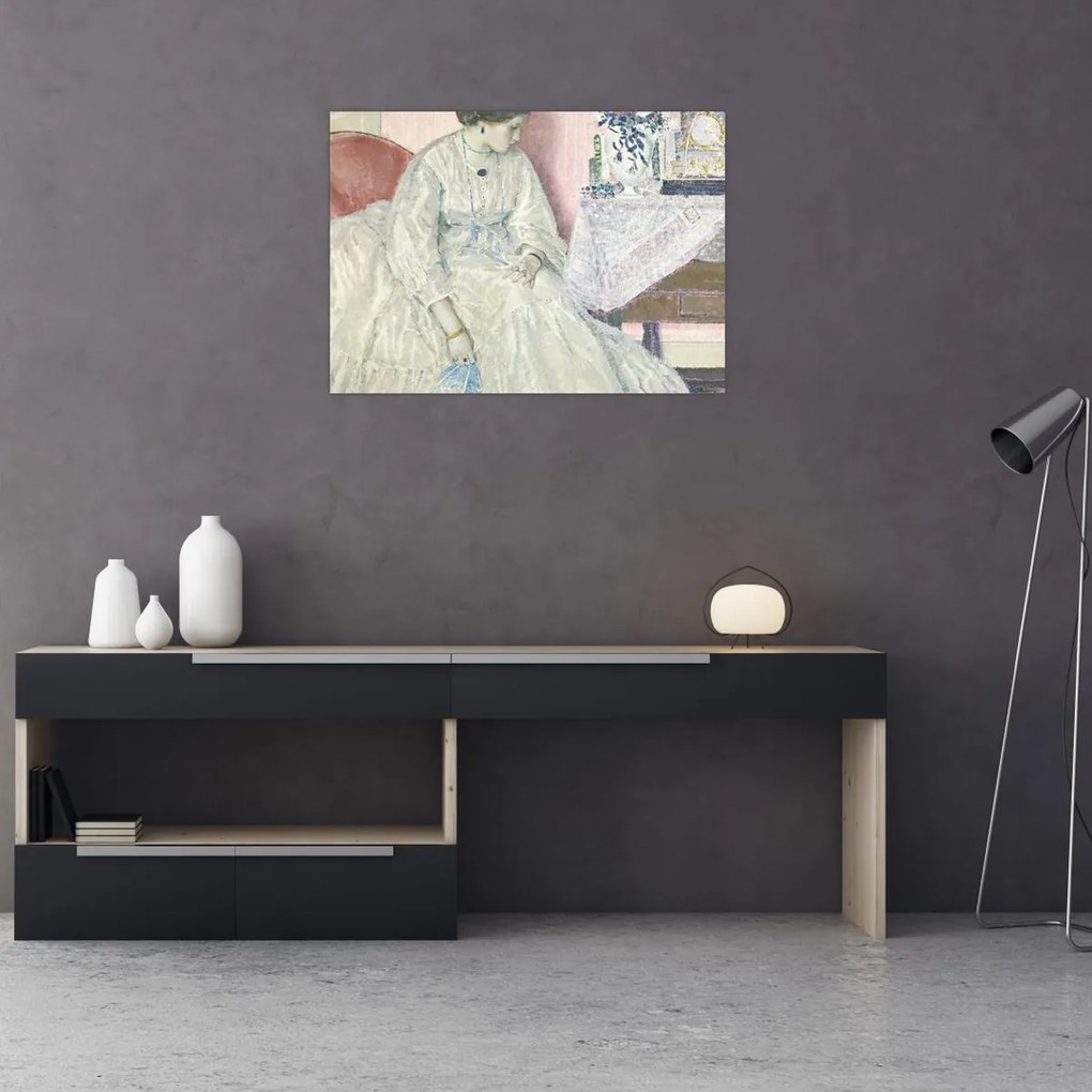 Tablou - Frederick Carl Frieseke, Memories, reproducere (70x50 cm)