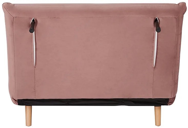 Fotoliu extensibil Culoare Roz, SPIKE VELVET