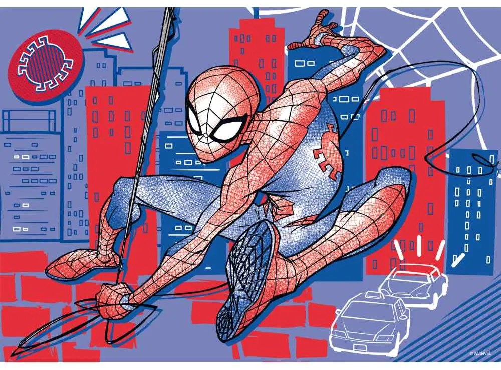 PUZZLE MARE DE PODEA SPIDERMAN 24 PIESE - RAVENSBURGER (RVSPC03088)