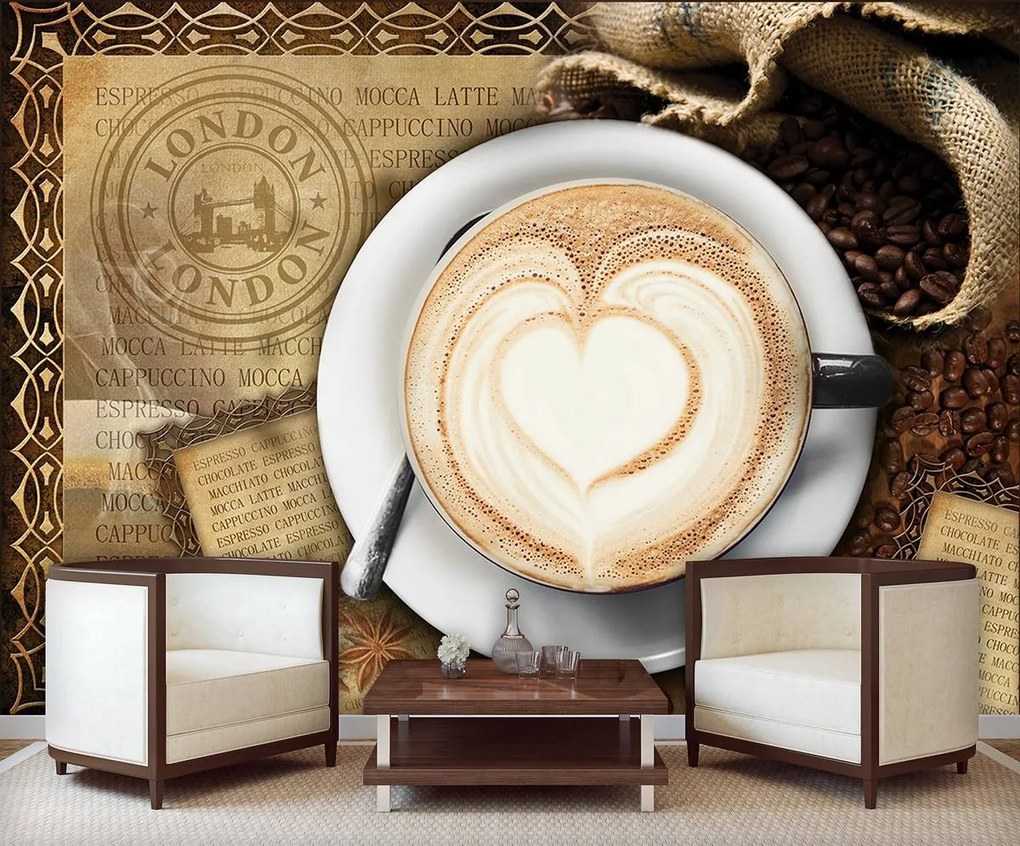 Fototapet - Latte Art (152,5x104 cm)