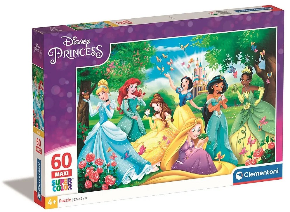 Prințesele Disney Magical Companions Puzzle maxi Clementoni de 60 de piese