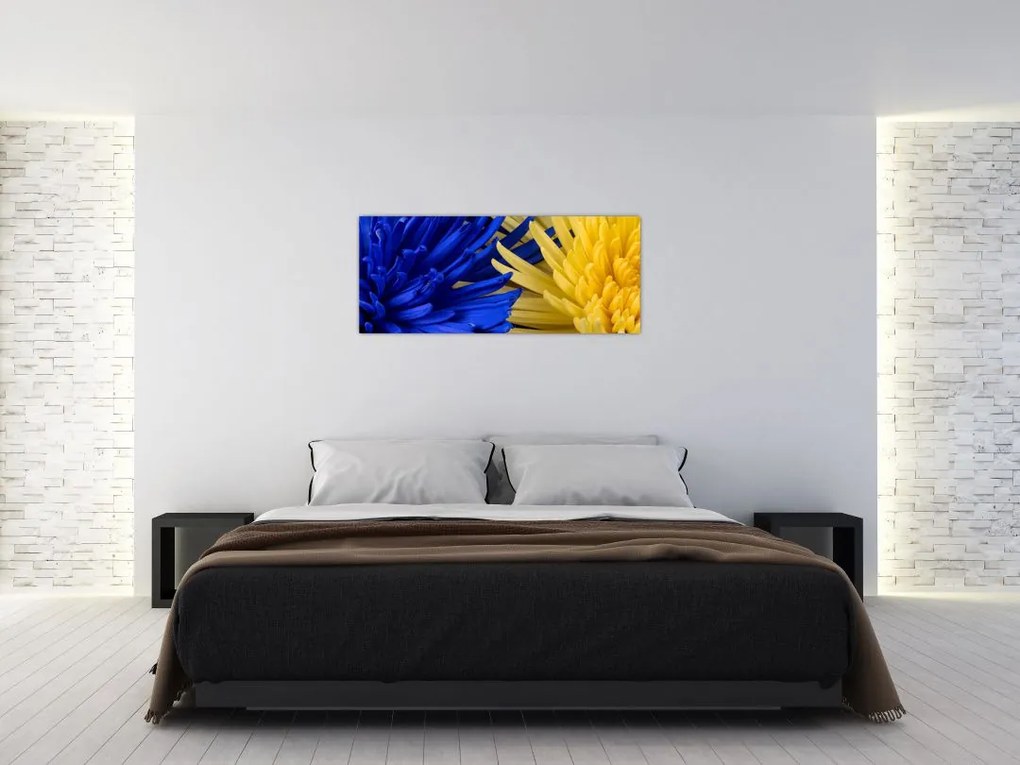 Tablou - detaliu florilor (120x50 cm)