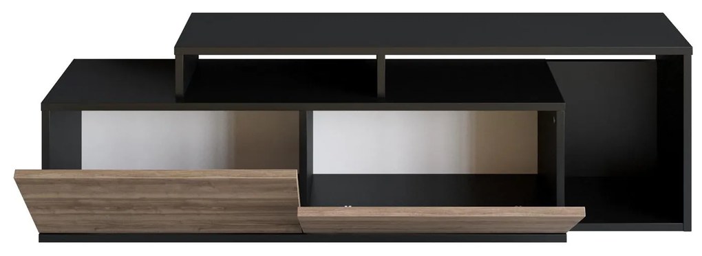 Masă TV/Dulap Neru (Negru + Nuc) . 1102388