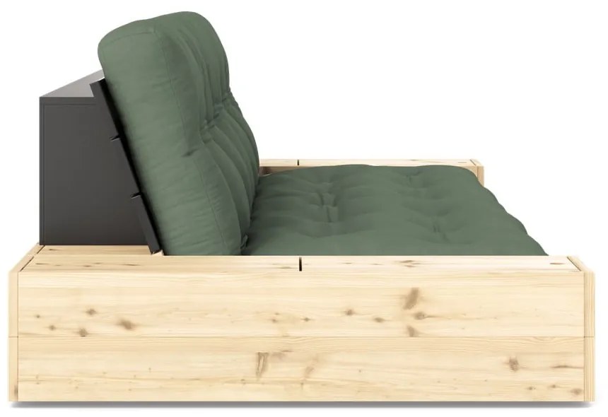 Canapea verde extensibilă 244 cm Base – Karup Design