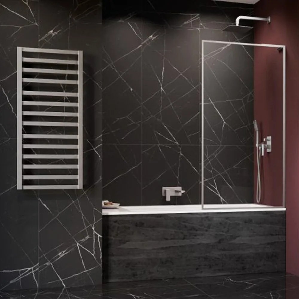 Paravan de cada Radaway Modo F SL PNJ II nichel periat-transparent 80x150 cm sticla 8 mm dreapta