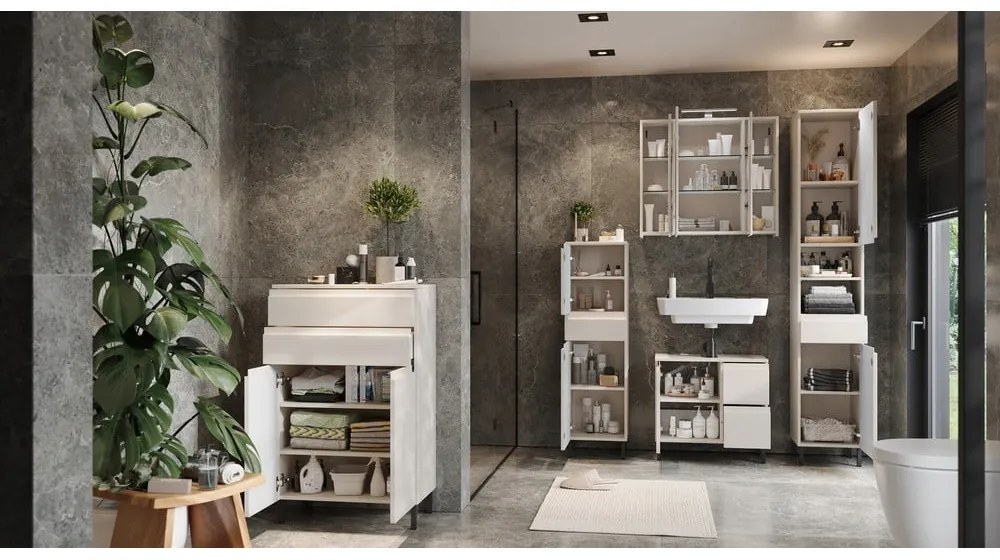 Set mobilă de baie crem Salinas – Germania