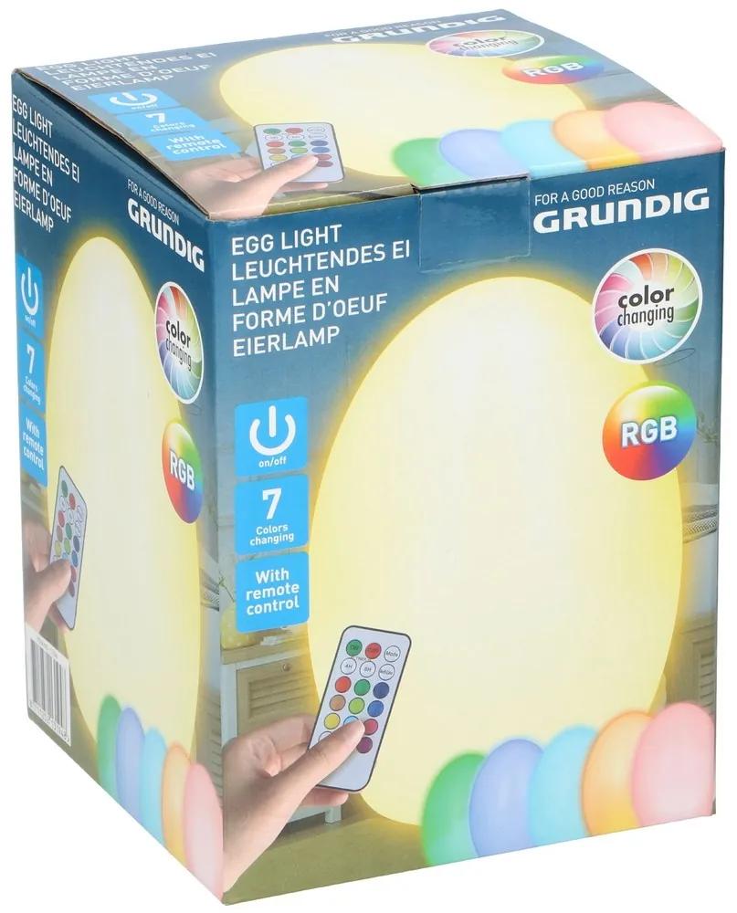 Grundig - LED RGB Ou decorativ cu telecomandă pe baterii 3xAAA