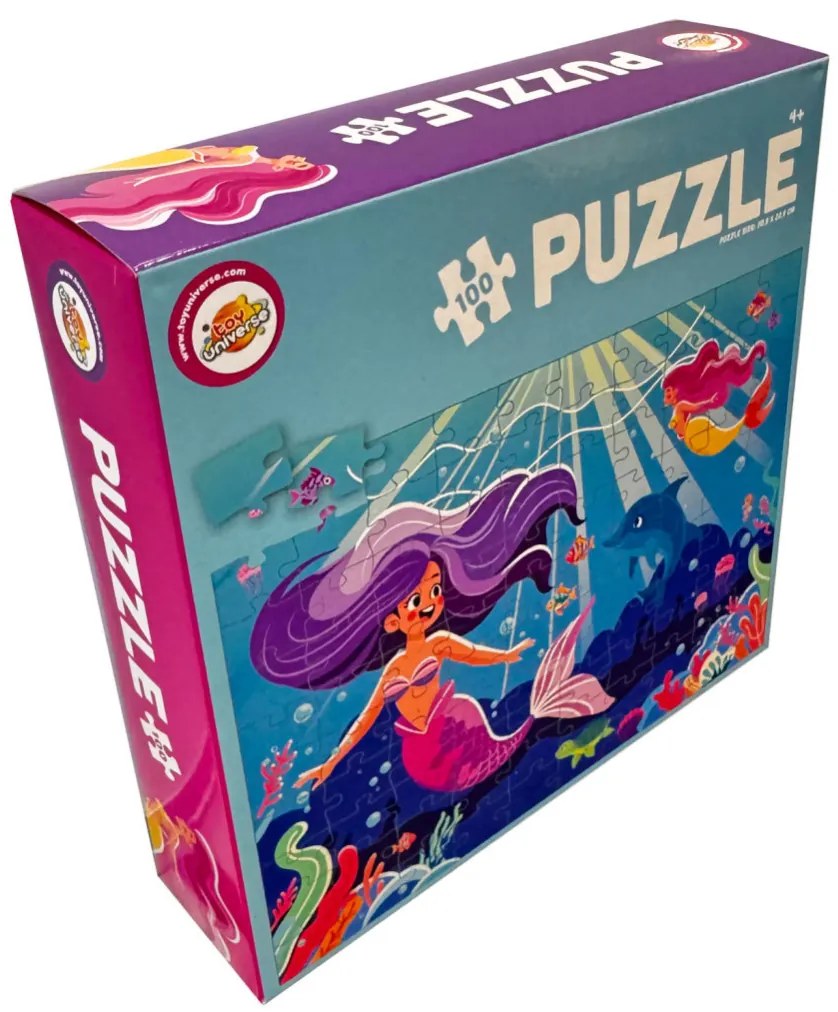 Sirenă Deep Sea puzzle cu 100 de piese