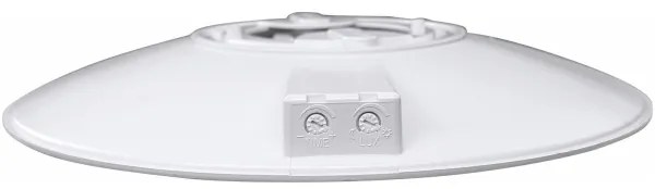 Plafonieră de exterior LED VISTA cu senzor, 15W/230V, Ø 26 cm, IP54, albă