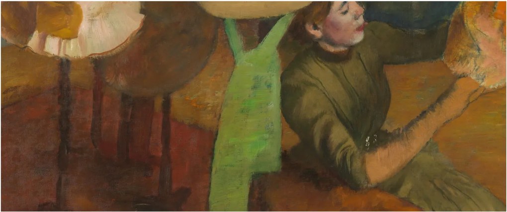 Tablou - Edgar Degas, The Millinery Shop, reproducere (120x50 cm)