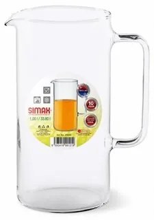 Ulcior de sticlă Simax 20050 Cilindru 1 l