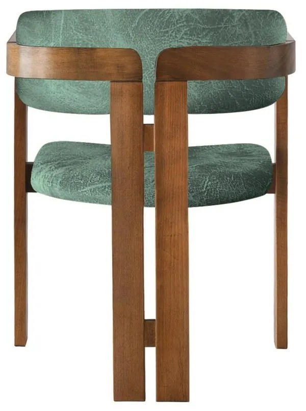 Scaun de sufragerie CO Green and Walnut