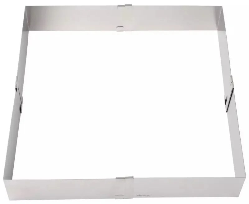 Forma de copt Kinghoff KH 1906, Reglabila 15,5-28 cm, Otel inoxidabil, Argintiu