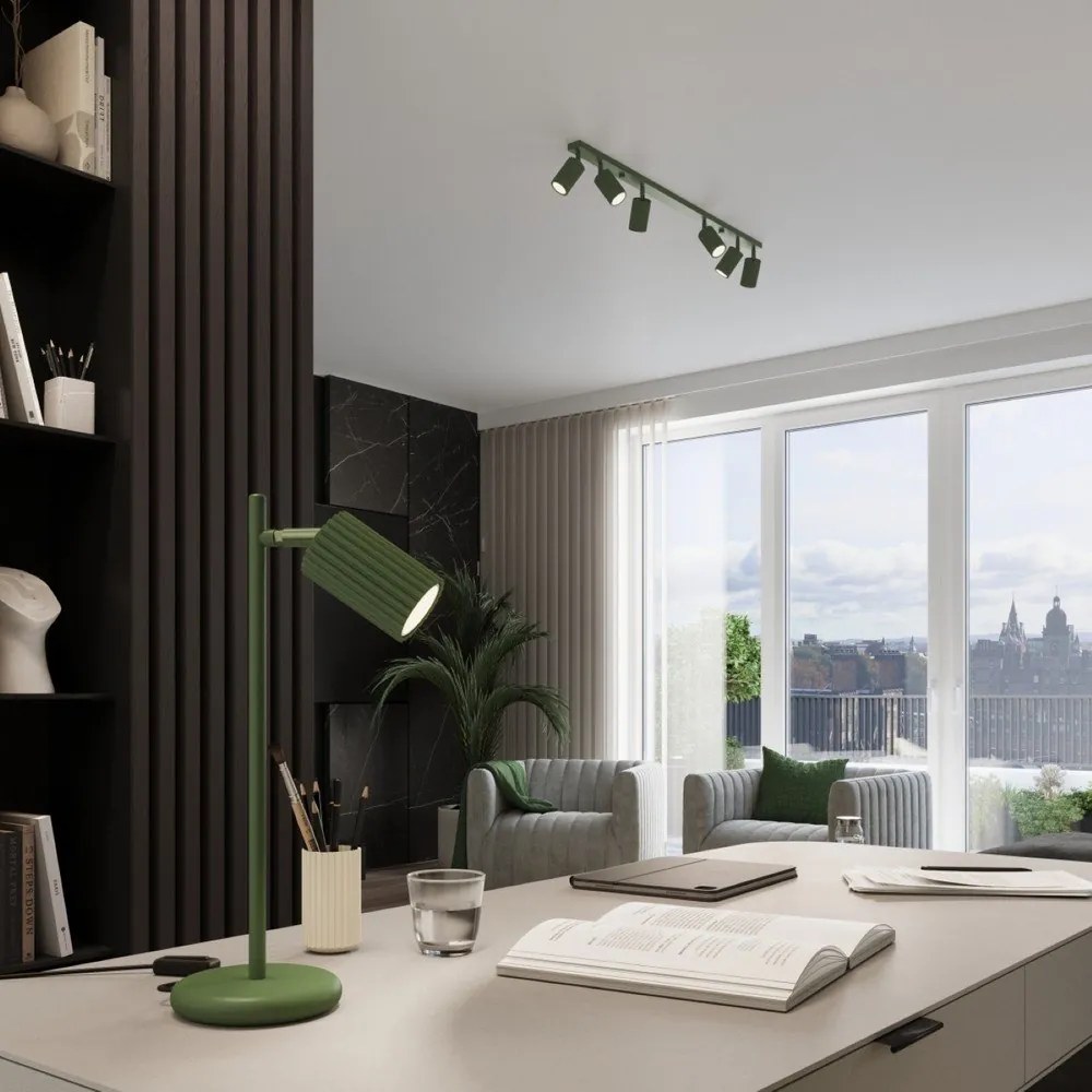 Spot verde 6,5x117 cm Gleam – Sollux