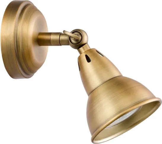 Där Lighting NAT0742 - Aplică de perete tip spot NATHANIEL 1xGU10/11W/230V alamă