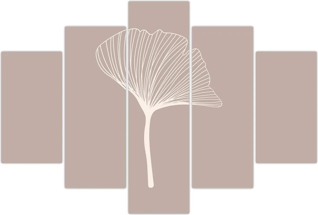 Tablou - Frunze bej N⁰5 (150x105 cm)