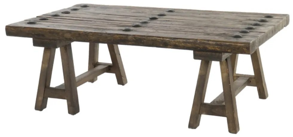 Măsuță de cafea din lemn de ulm, L110 cm, „Banyan” – Ethnic Collection