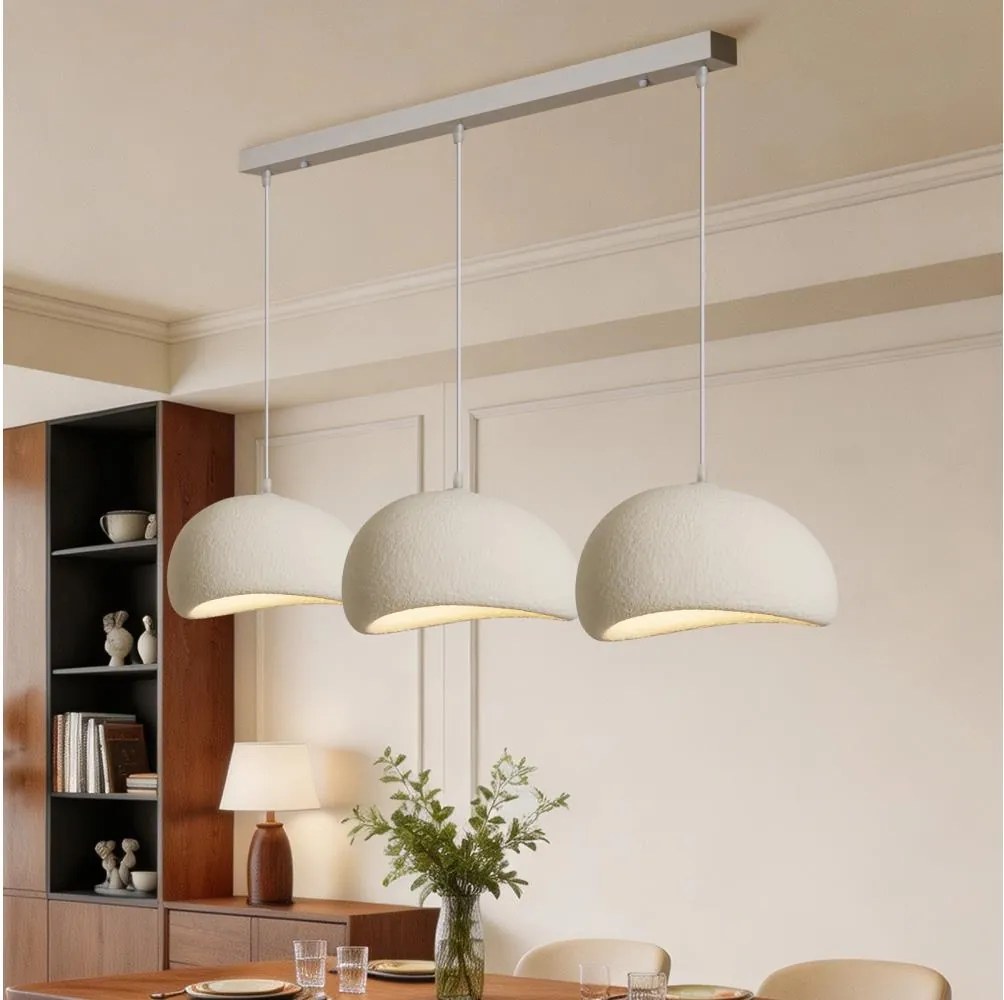 BRILAGI - Lustru pe cablu WABI SABI 3xE27/60W/230V alb