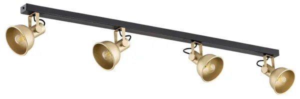 Spot LUCINDA 4xE14/7W/230V auriu/negru Argon 1801