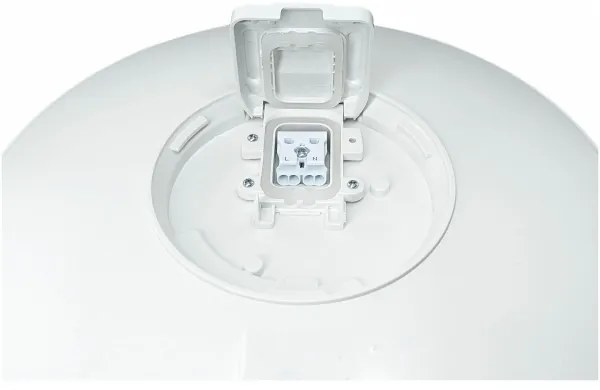 Plafonieră de exterior LED VISTA cu senzor, 15W/230V, Ø 26 cm, IP54, albă