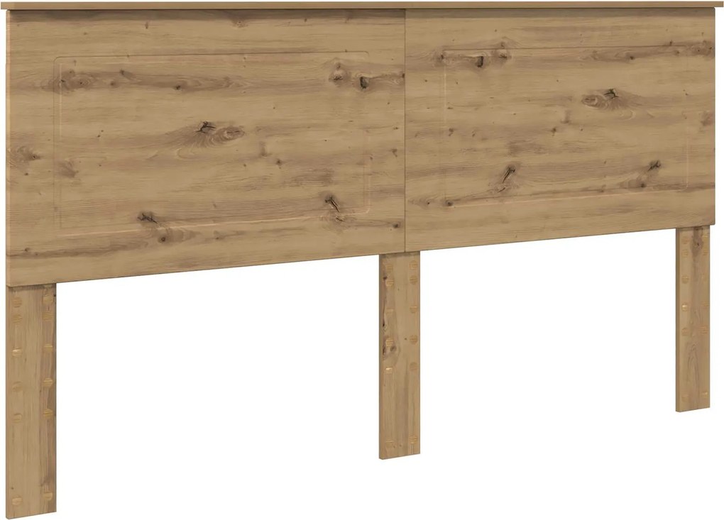 vidaXL Tăblie cap Stejar Artizanal Lemn prelucrat