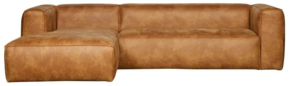 Colțar din piele reciclată WOOOD Bean, maro