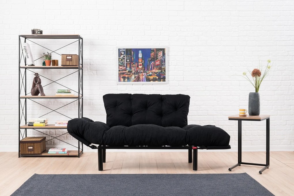 Canapea extensibila cu 2 Locuri Mocca, 155 x 85 x 73 cm