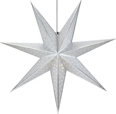 Decorațiune de Crăciun Markslöjd 705769 GLITTER 1xE14/25W/230V d. 45 cm argintiu