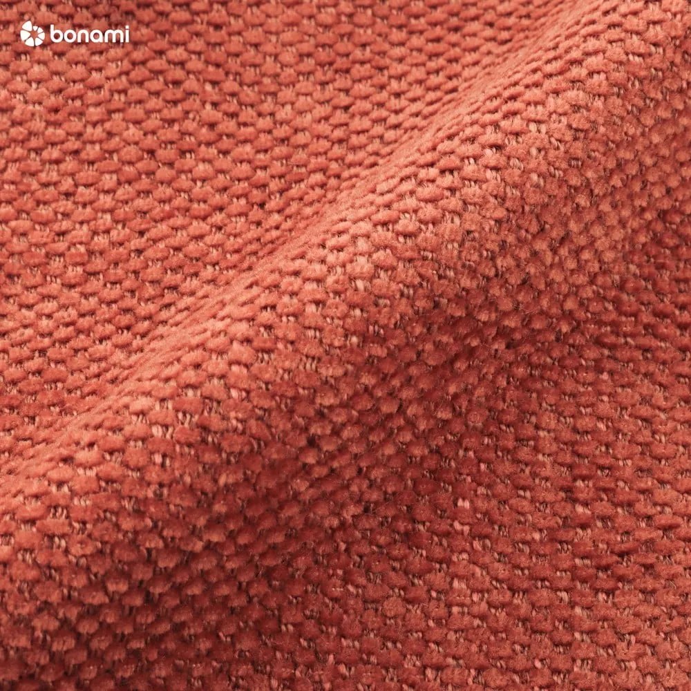 Canapea cărămizie extensibilă/cu spațiu de depozitare 251 cm Fuji – Bobochic Paris