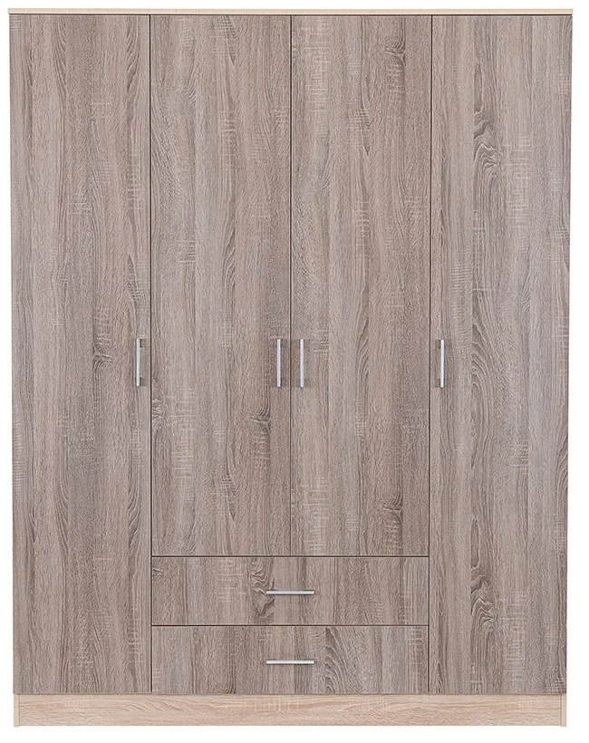 Dulap Miami 160x205 cm stejar York-stejar Sonoma