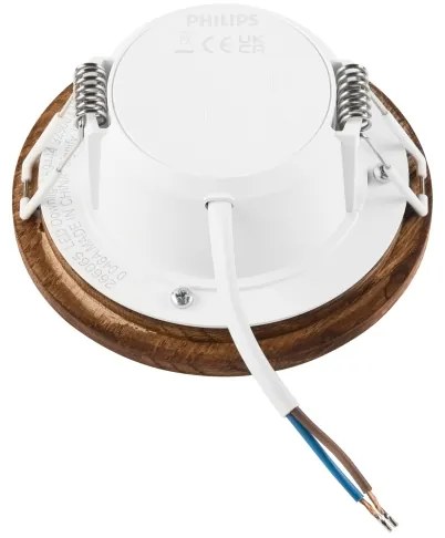 LED Spot WOODY 5,5W 230V 4000K cireș Ø10 cm