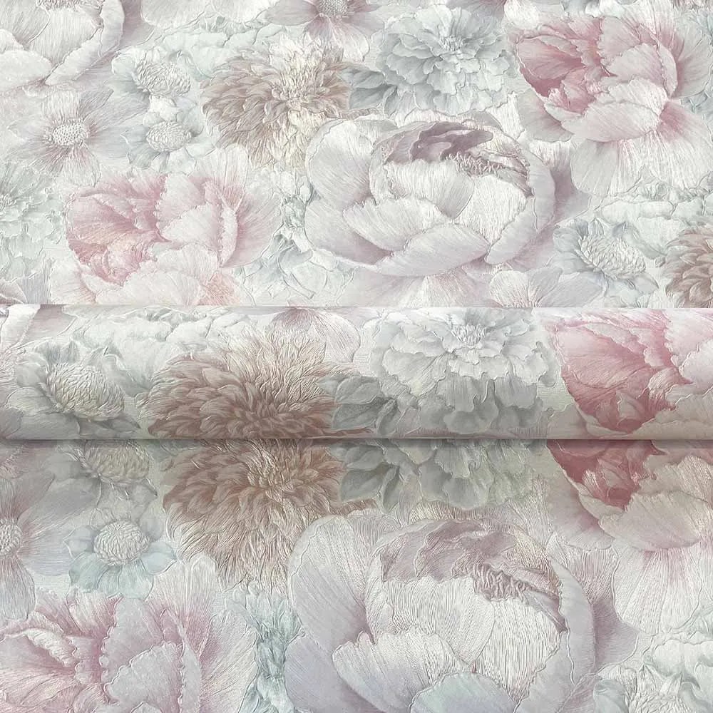 TAPET VINIL 3-1201, 10.05X1.06 M, LAVABIL, REZISTENT LA RAZELE UV, TRATAT ANTIBACTERIAN, ROZ/LILA