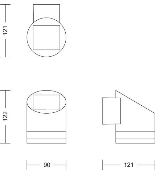 Philips FYCE LED 1,5W 3,7V 1200mAh IP44 lampă solară de perete